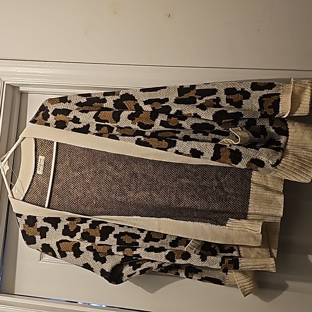 Leopard Print Cardigan